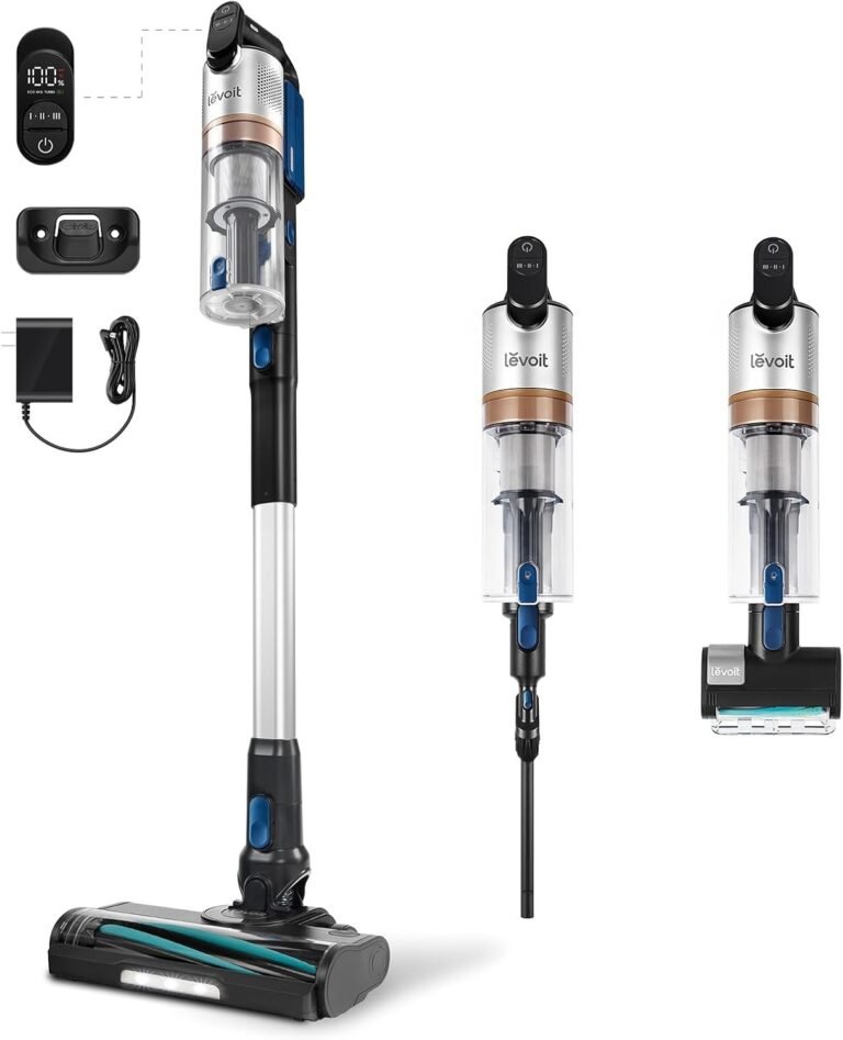 Test & Avis Levoit Cordless Vacuum, Ultra Suction, Up to 60 Mins, Mini Motorized Brush