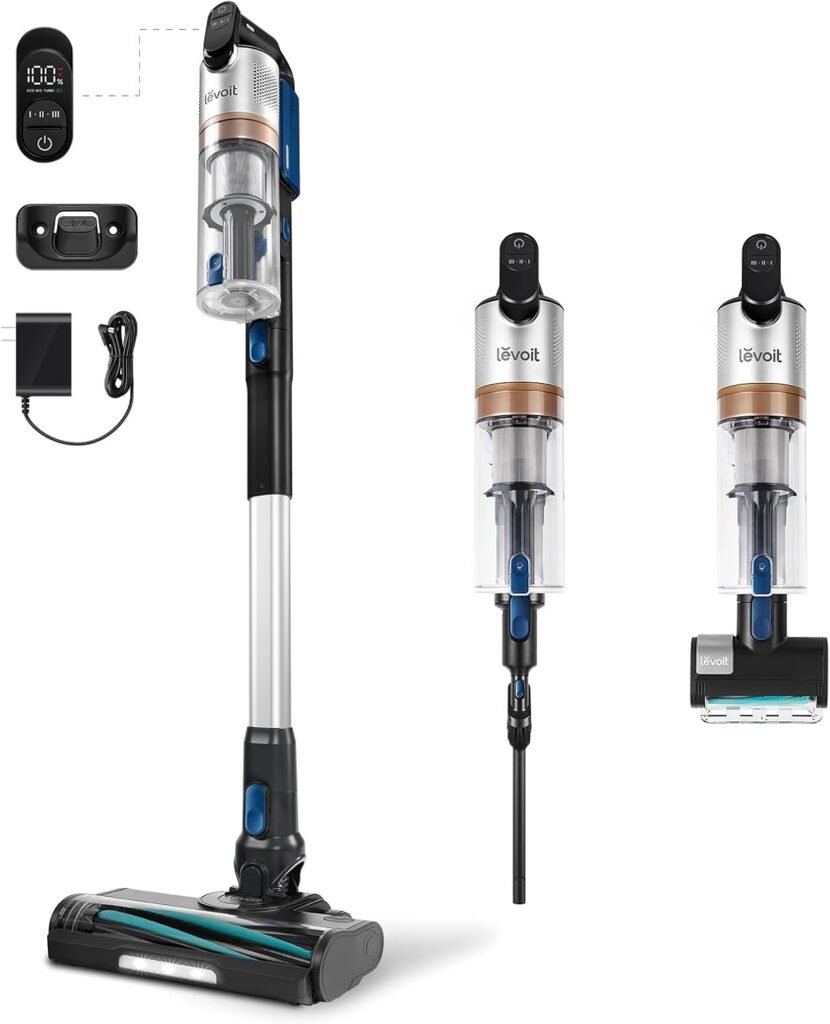 Test & Avis Levoit Cordless Vacuum, Ultra Suction, Up to 60 Mins, Mini Motorized Brush