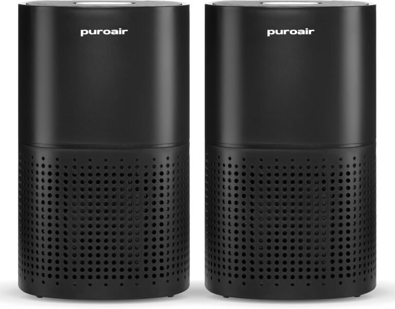 Test & Avis PuroAir 240 HEPA Air Purifiers for Home Pets Bedroom - 1,000 Ft² (2PK)